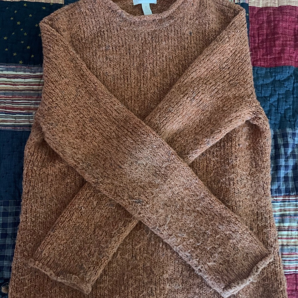 Burnt orange sweater